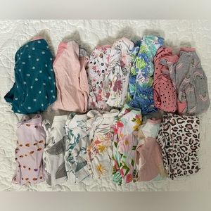 💕GIANT 72 Piece Newborn/0-3 Baby Girls Lot; NWOT💕